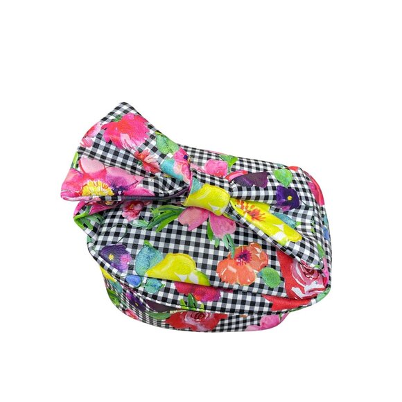 Betsey Johnson Wms floral cosmetic carrier bow Handbag SKU 9523 - Picture 6 of 14
